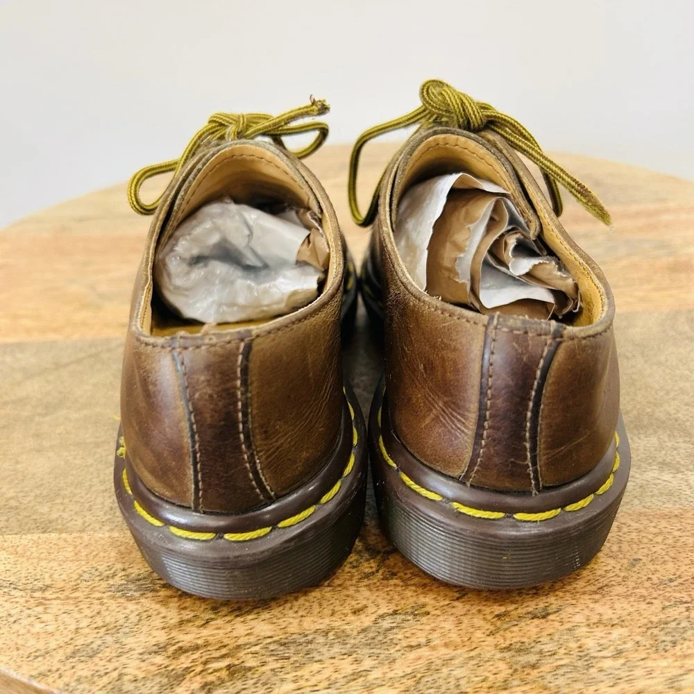 Dr. Martens Made in England 90's Oxford shoe size 3 Brown Leather Four Eye Lace